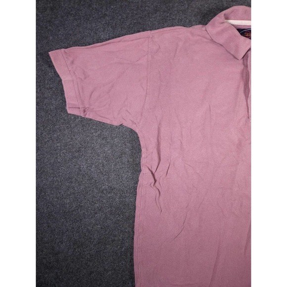 DB Basics Shirt Mens Medium M Button Polo Collared Regular Fit Cotton Stretch - Picture 4 of 12